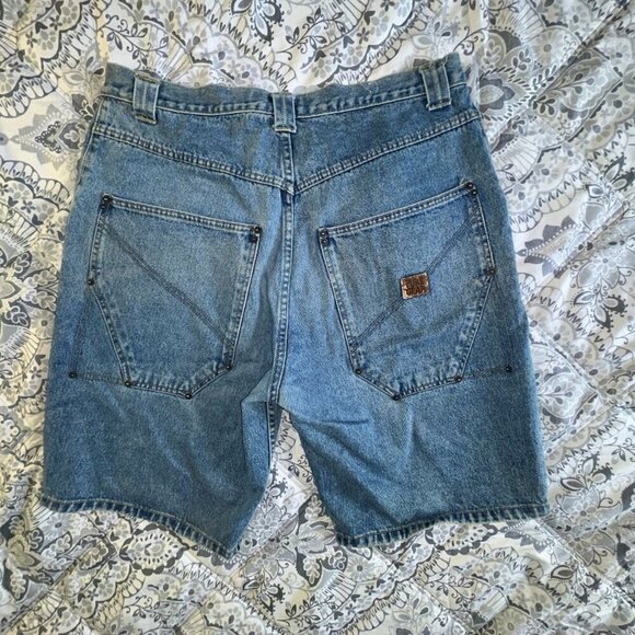 Pure Gear Men's Denim Shorts Size 36 Length 12" Medium Blue Wash Vintage - Picture 8 of 11